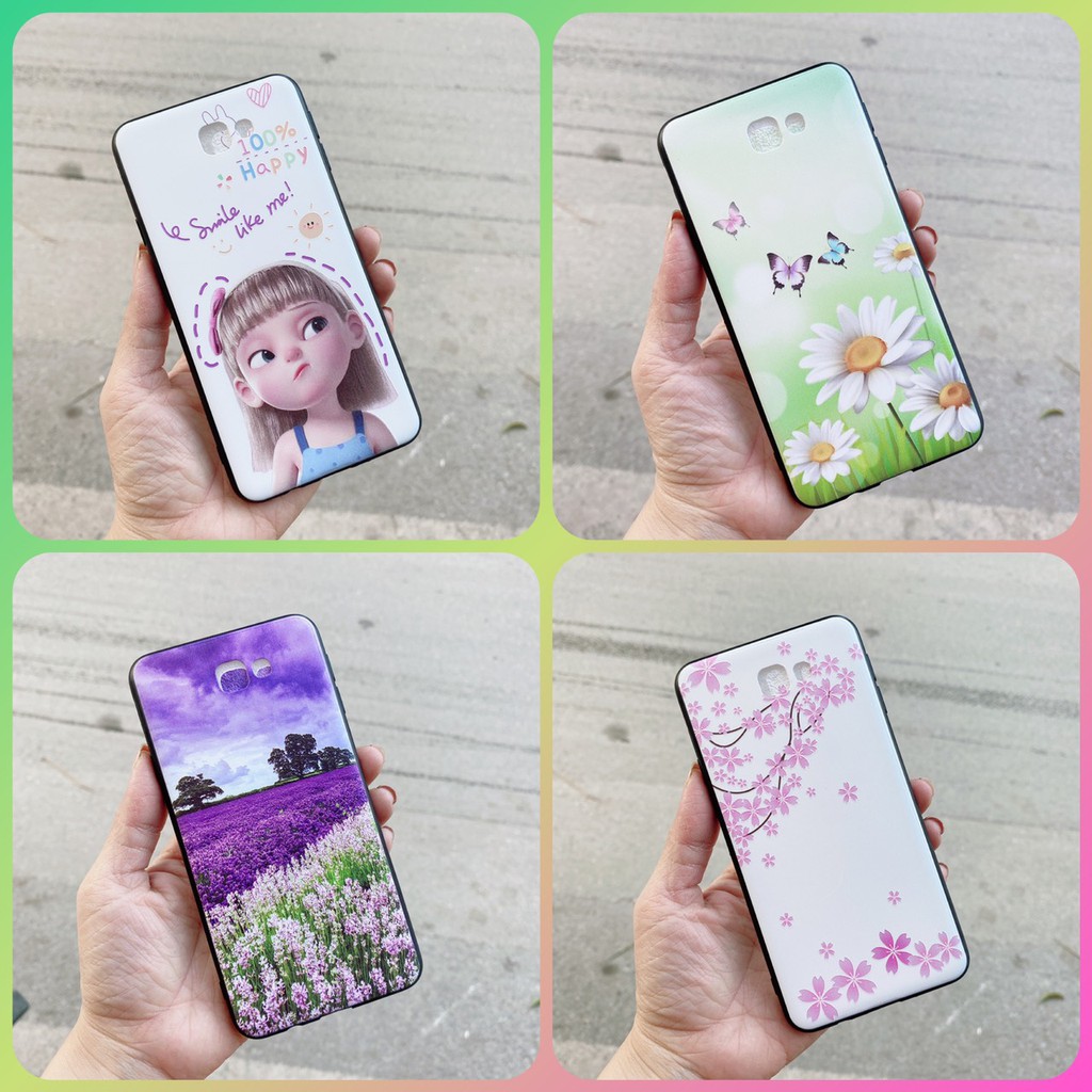 Samsung J7 prime - Ốp in hình lưng cứng viền dẻo Samsung J7 prime