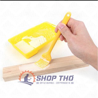 Bộ chổi và máng quét keo mầu vàng