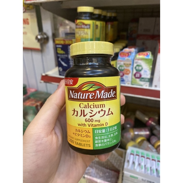 Viên bổ sung canxi 4 tháng nature made nhật