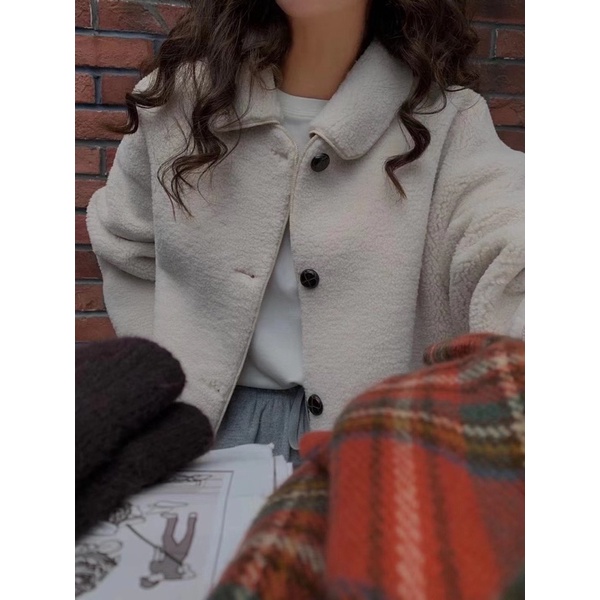 ÁO KHOÁC LÔNG CỪU SIÊU XINH | BigBuy360 - bigbuy360.vn