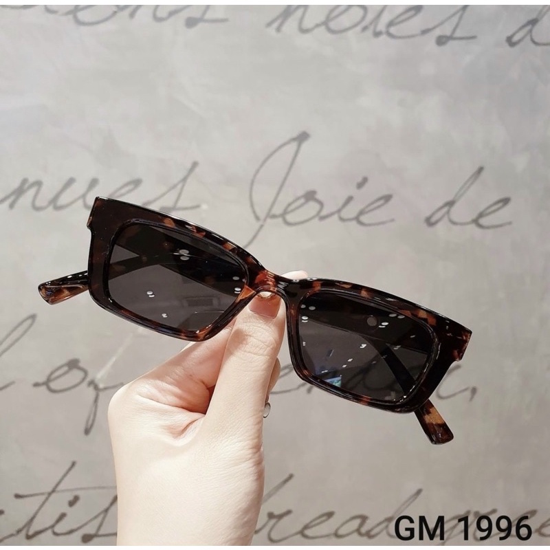 Kính Unisex dáng nhỏ 1996 Thời trang - Beo