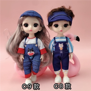 Set 8 Quần Áo 17cm Cho Búp Bê Barbie 13 Khớp Nối