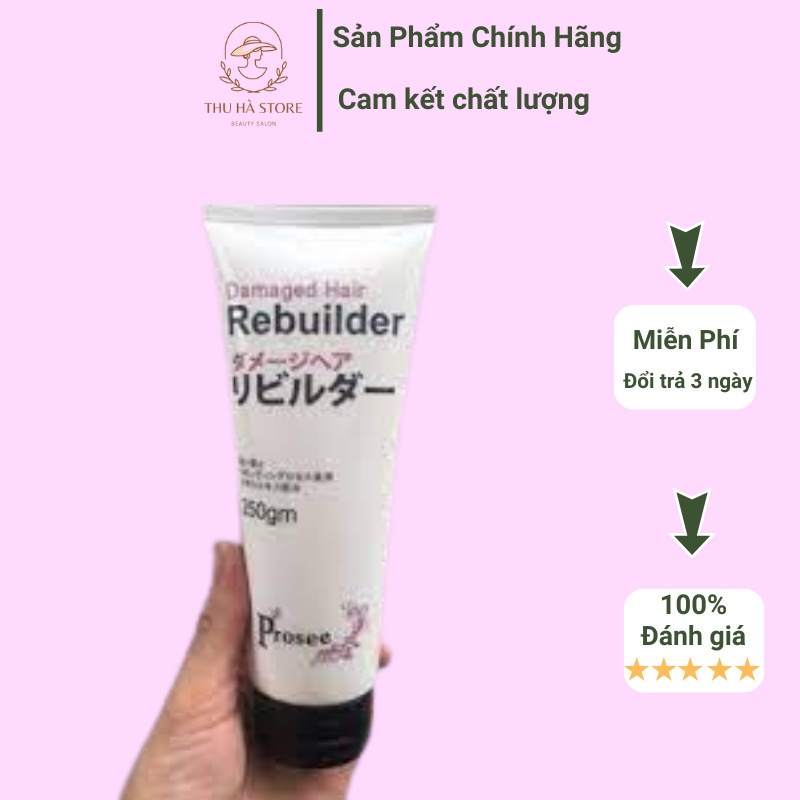 Xả khô Prosee Damaged Hair Rebuilder 250gm dưỡng tóc mềm mượt