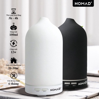 Máy Khuếch Tán Tinh Dầu Nomad 12W Ceramic Ultrasonic Diffuser - Tạo Ẩm và Thơm Phòng