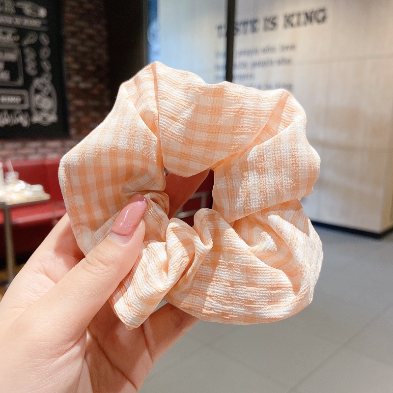 Băng Đô Kẻ Sọc Caro Phong Cách Hàn Quốc 2022 Cho Nữ