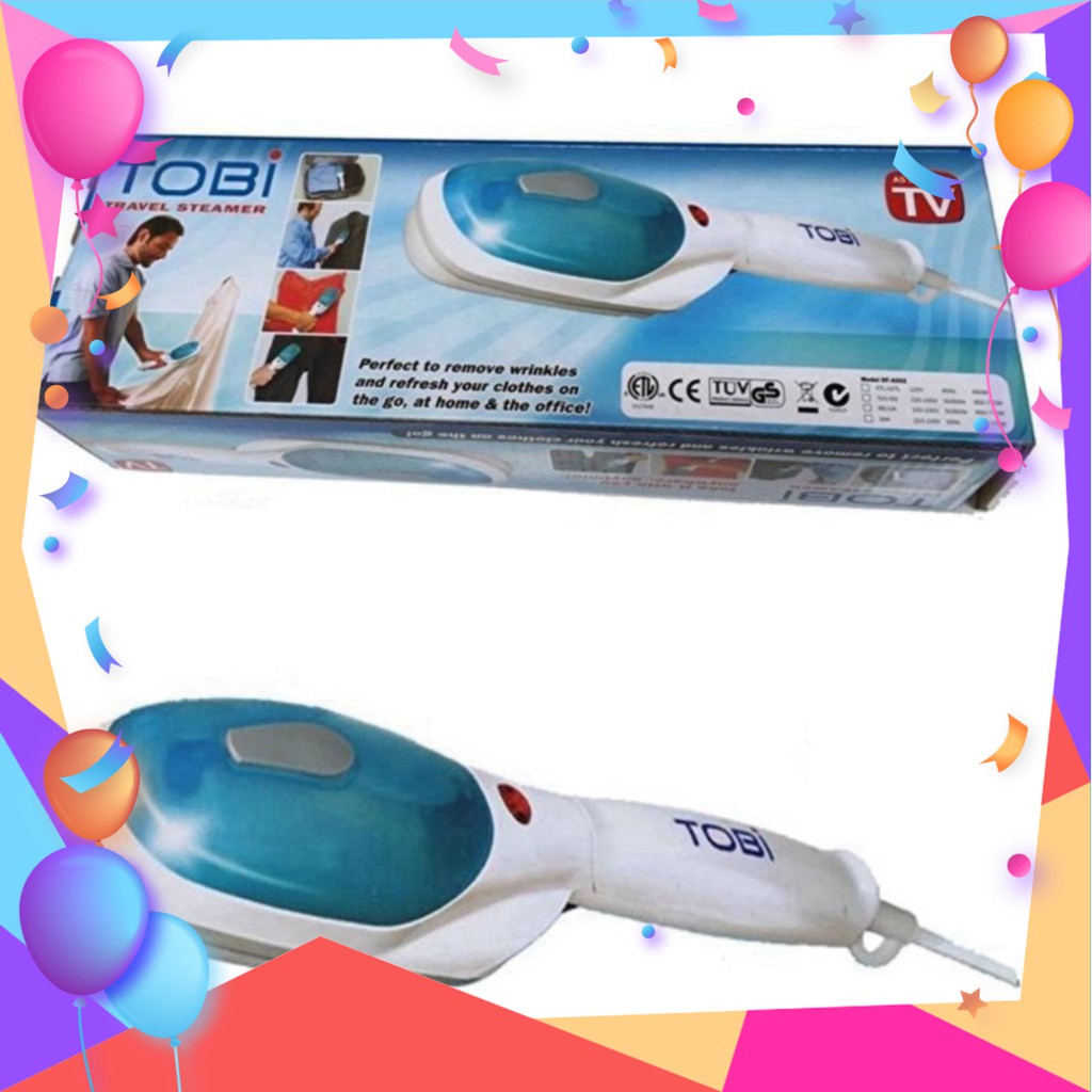 [Xả Kho] 💥[BẢO HÀNH 1 NĂM]💥Bàn Ủi Hơi Nước Mini ToBi Travel Steamer Chính Hãng Nhỏ Gọn, Tiện Lợi Khi Đi Du Lịch💥SIÊU 