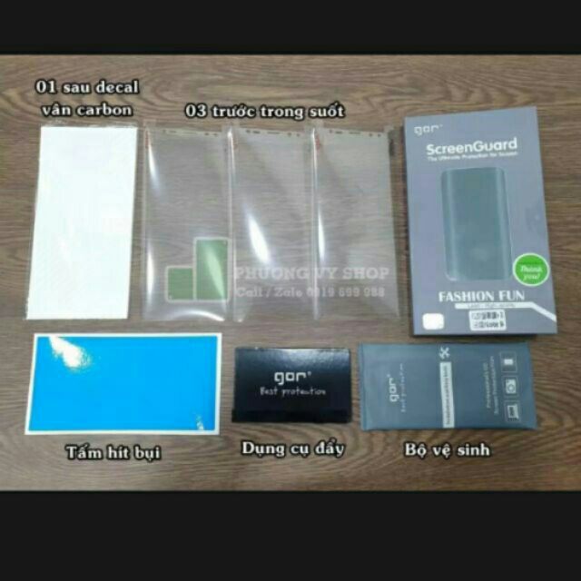Bộ dán full màn GOR cho Galaxy Note 8 full màn hình siêu đẹp
