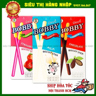 [3 vị] Bánh que Bobby Thái Lan (socola, dâu & sữa)
