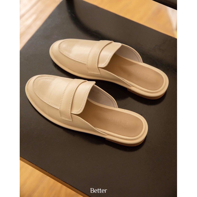 Giày/ sục/ giày bệt mũi tròn đế bệt 1cm Better Shoes kiểu hàn , siêu êm mềm dẻo, không đau chân 280321002 | BigBuy360 - bigbuy360.vn