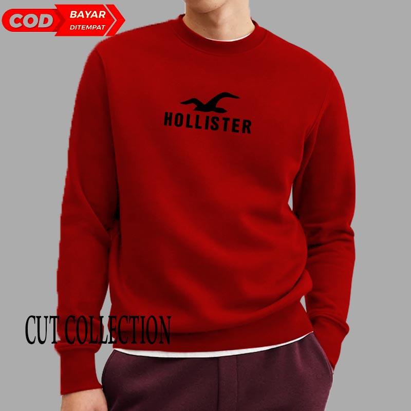 Áo Khoác Hoodie Màu Đen Có Khóa Kéo In Logo Hollister Cao Cấp Thời Trang Cho Nam Và Nữ