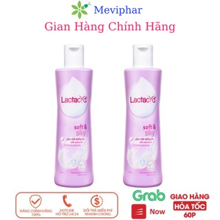 Dung dịch vệ sinh phụ nữ lactacyd soft & silky 250ml