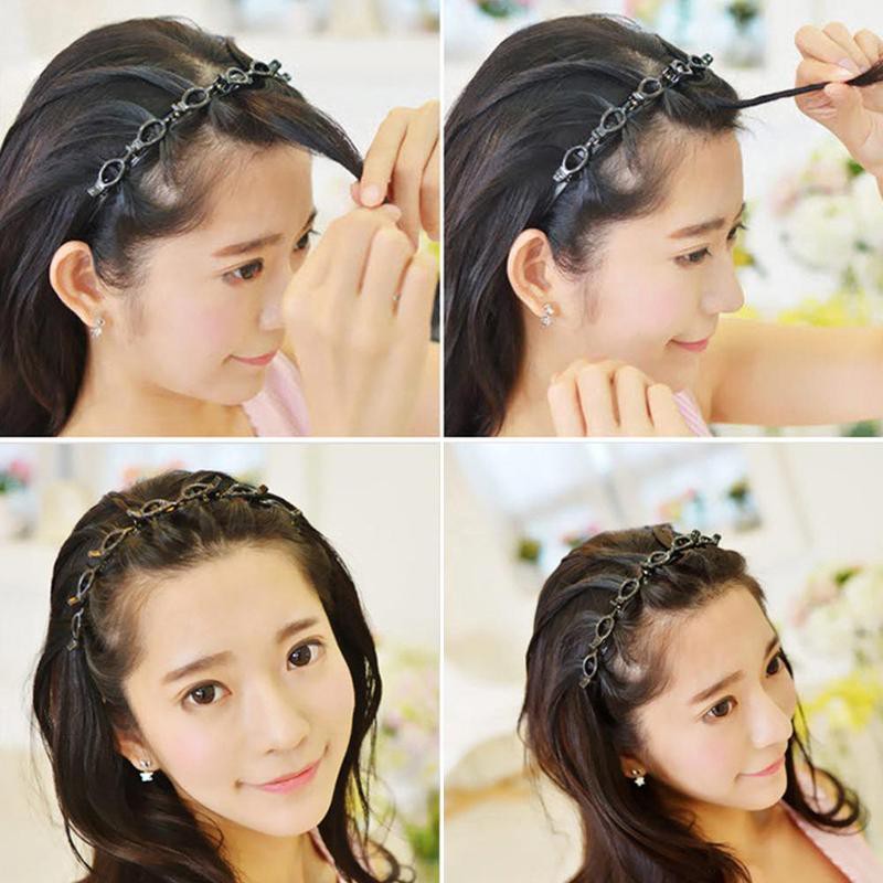 Kẹp tóc kiểu tóc hai mái