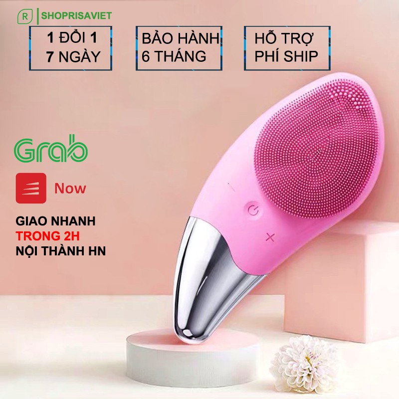 Máy Rửa Mặt Siêu Âm AIKEDILI SONIC FACIAL BRUSH - Tích Hợp 3 Công Nghệ Làm Đẹp - Sạc USB - Chống Nước Tuyệt Đối