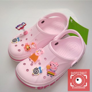 Dép sục bé gái kèm 6 sticker 2D