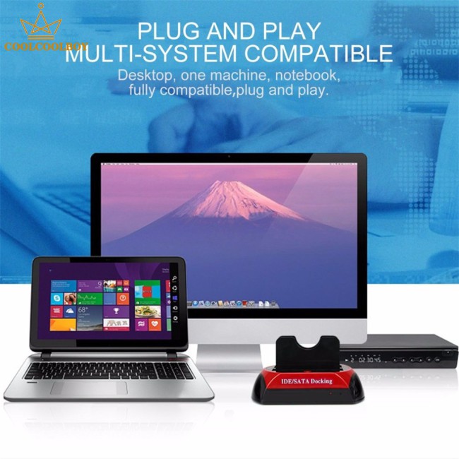 Khay Đựng Ổ Cứng 875d-j Hdd Kèm Khe Đọc Thẻ Nhớ Sata / Ide 2.5 / 3.5 Inch | BigBuy360 - bigbuy360.vn