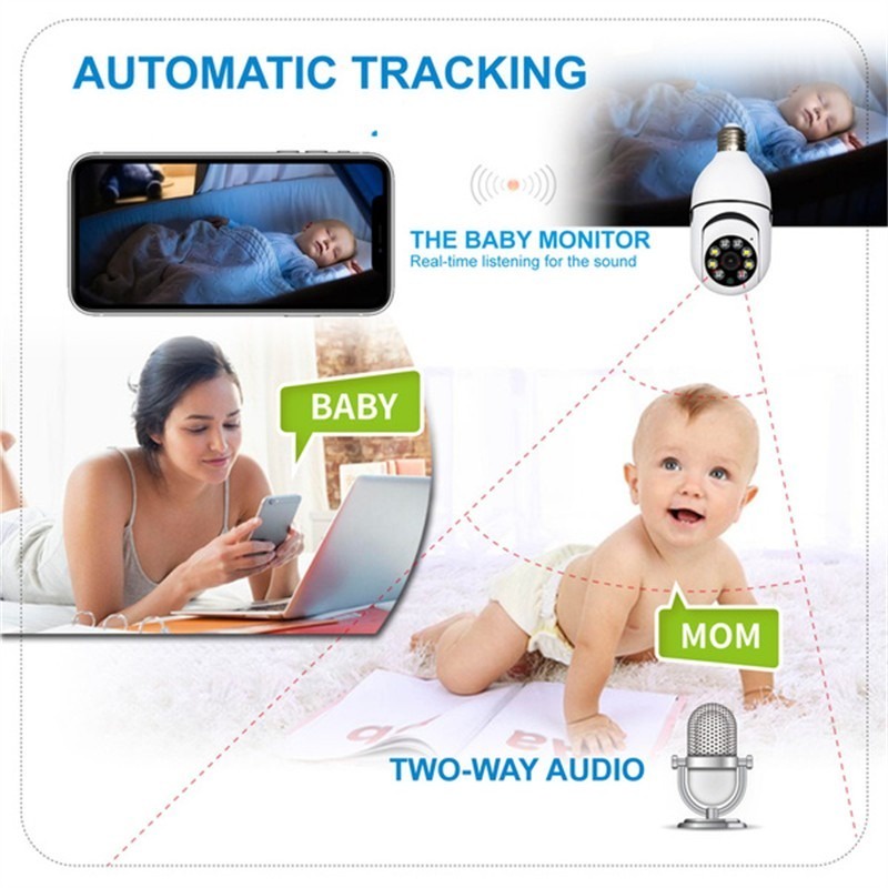 Camera IP Yoosee Ốp trần mini X8700 xoay 360 độ siêu nét 2.0Mp chuẩn FullHD tích hợp đèn LED có màu ban đêm