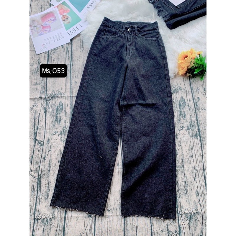 🌀Baggy Jeans Ống Suông Xám