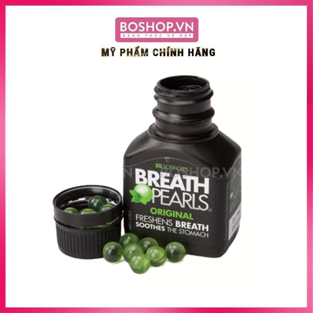 Viên Uống Thơm Miệng Breath Pearls Original 50 Soft Gels