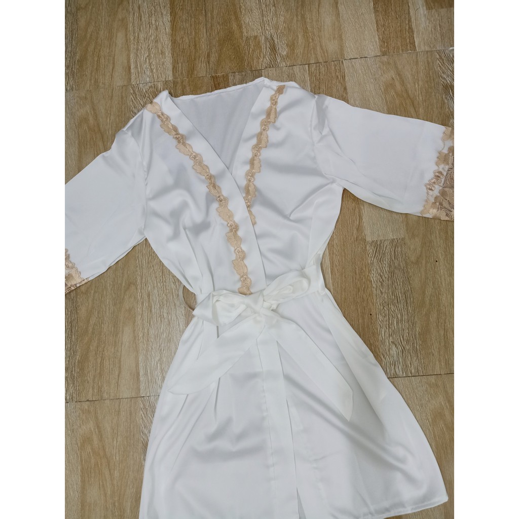 Áo choàng ngủ kèm đai lưng | BigBuy360 - bigbuy360.vn