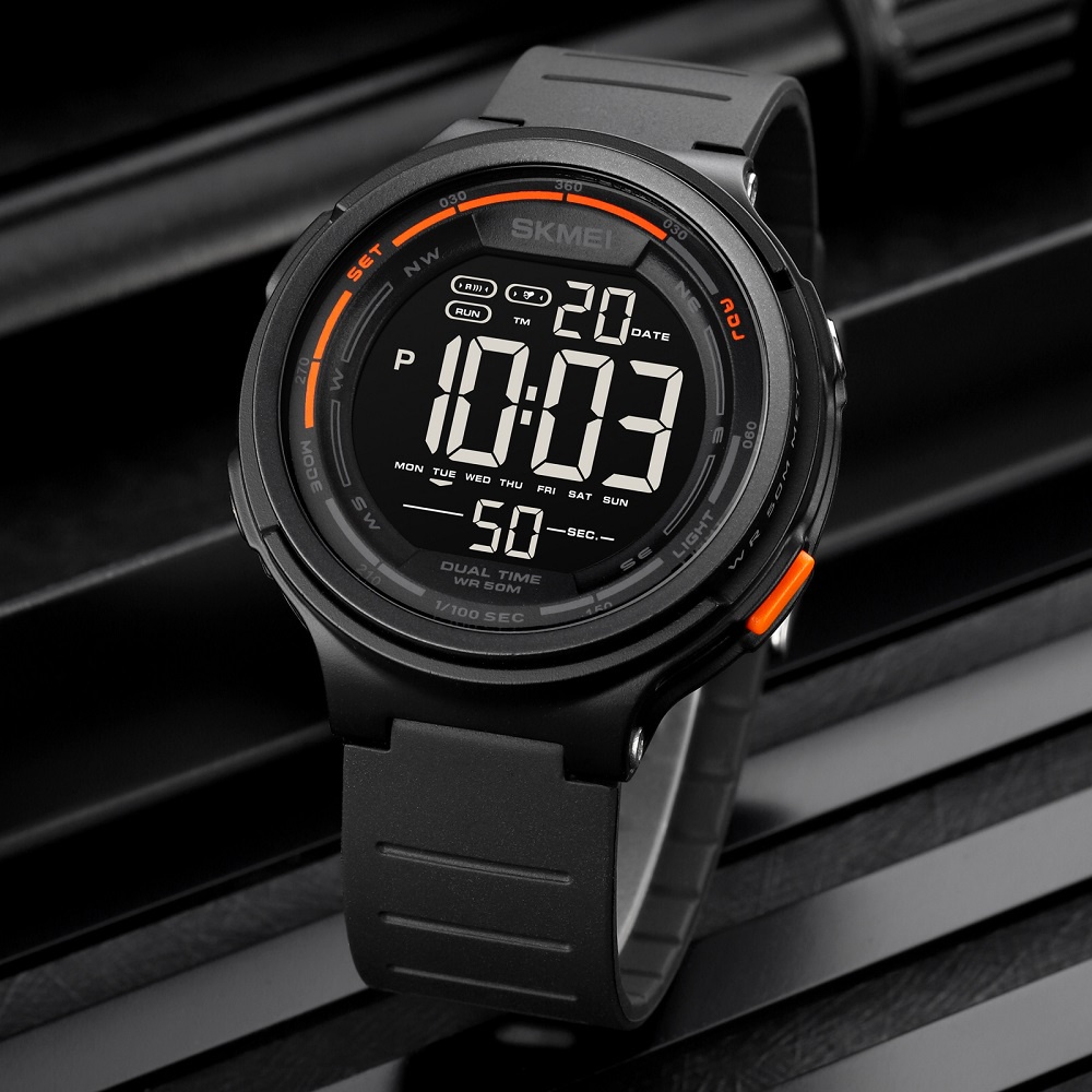 Đồng Hồ Điện Tử Thể Thao Skmei Chống Nước Với 5 Thanh Bấm