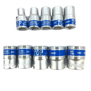 Đầu Típ (Đầu Tuýp) Ngắn 1/2 Lẻ Đủ Số