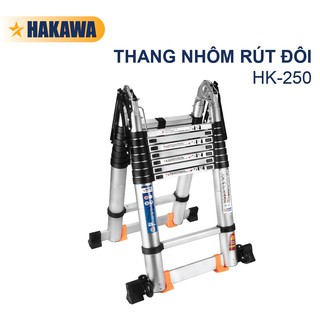 Mua Thang nhôm rút đôi cao cấp HAKAWA - HK-250 - Sản phẩm chính hãng - Bảo hành 2 năm chính hãng