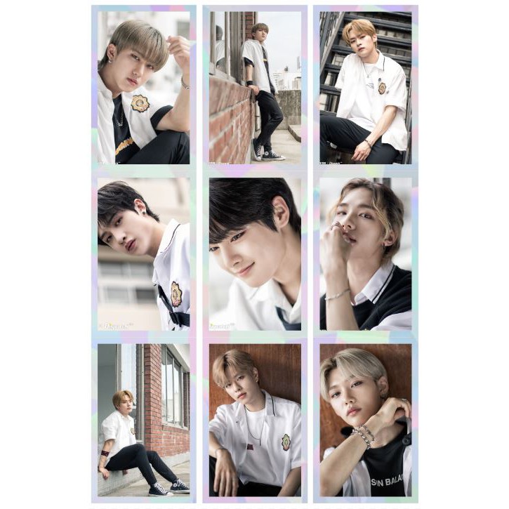 Lomo card 6x9 có viền màu in theo yêu cầu BTS, EXO, TWICE, BLACKPINK, WINNER, IKON, GOT7, NCT, STRAY KIDS, TXT, MAMAMOO