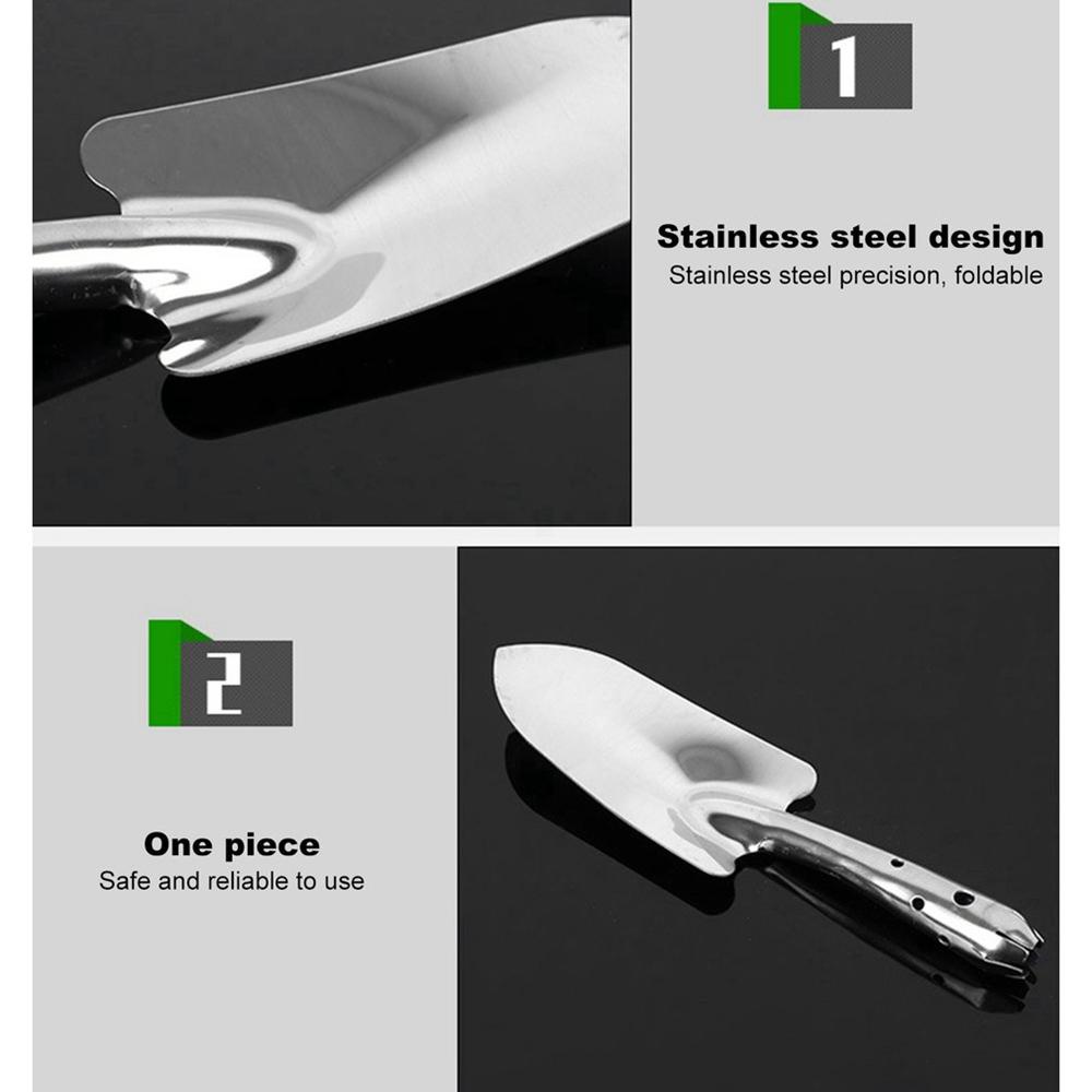 IVORY Xẻng Làm Vườn Mini Bằng Thép Không Gỉ