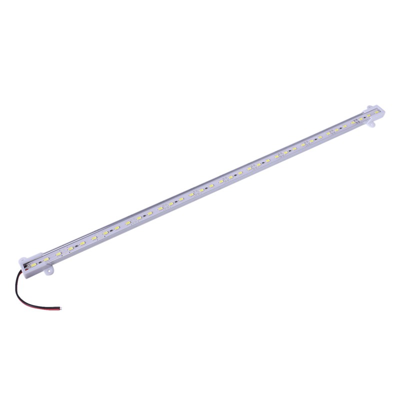 Dải cứng nhẹ có vỏ nhôm màu trắng 2x 50CM 12V 36LED 5630 SMD