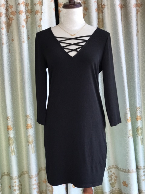 💃🏻Sale- Đầm thun đan dây F21 xuất dư