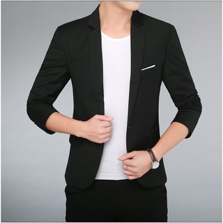 Áo khoác nam giả Vest chất Cotton dáng slim vừa vặn trẻ trung