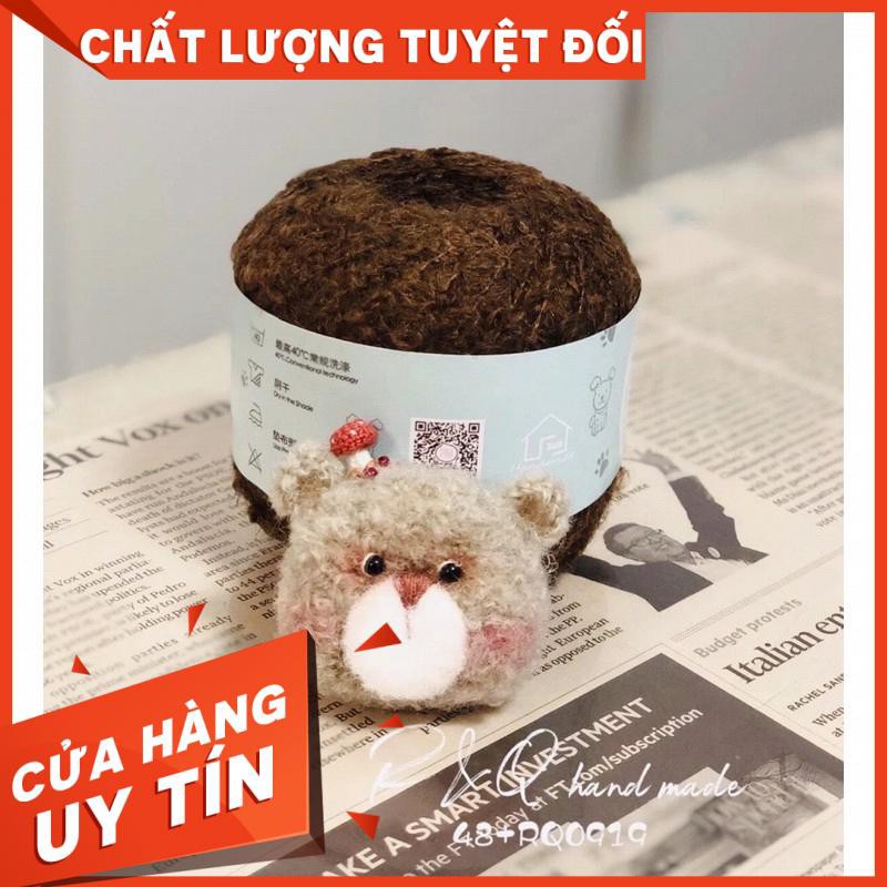 Len xù làm tóc búp bê Xuxia Handmade (bảng màu từ 21, 22, 20A, 21A)[Ảnh thật]