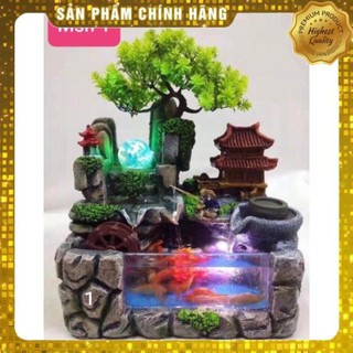 GÍA SIÊU RẺ -  Thác nước phong thủy tháp đỏ