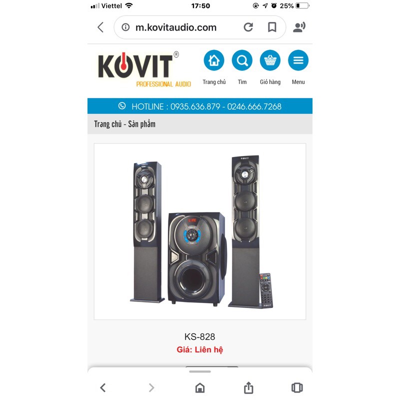 Loa vi tính Kovit Ks 828