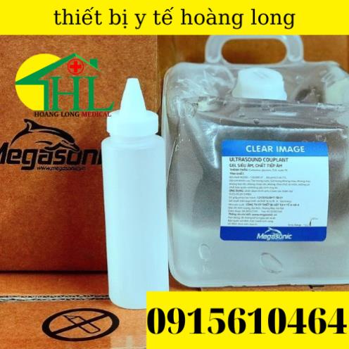 GEL TRIỆT LÔNG MEGASONIC TRẮNG CAO CẤP - GEL SIÊU ÂM
