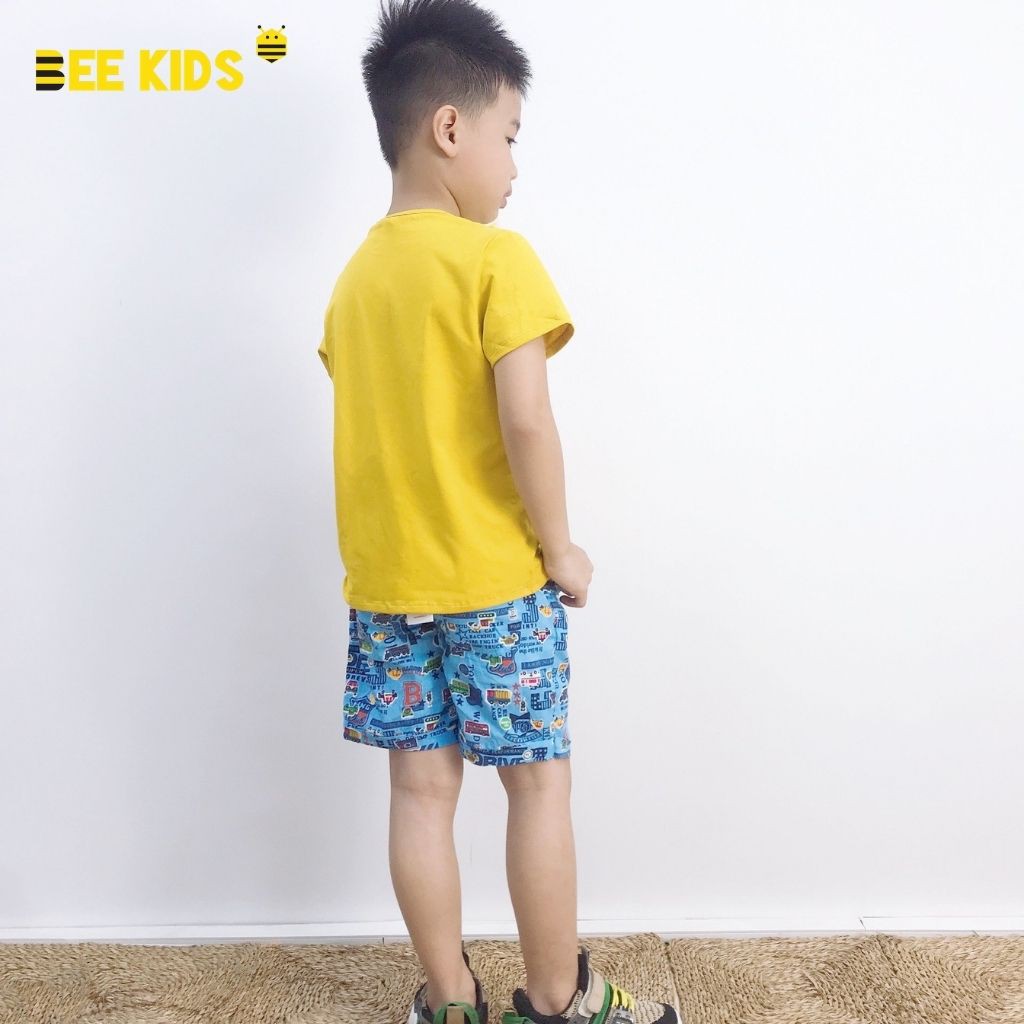 Bộ cộc tay bé trai Bee Kids - Bộ thun lạnh co giãn tốt, mềm mịn, thoáng mát cho bé (2-6 Tuổi) 2BT01626CX