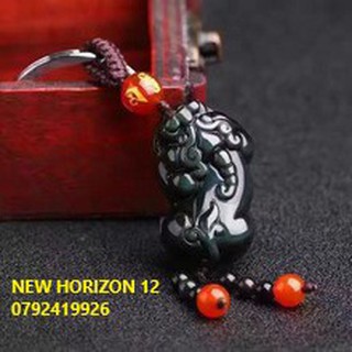 Móc khóa đá obsidian tỳ hưu