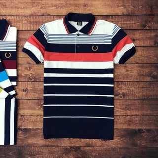 Áo thun kẻ sọc Bông Lúa nam