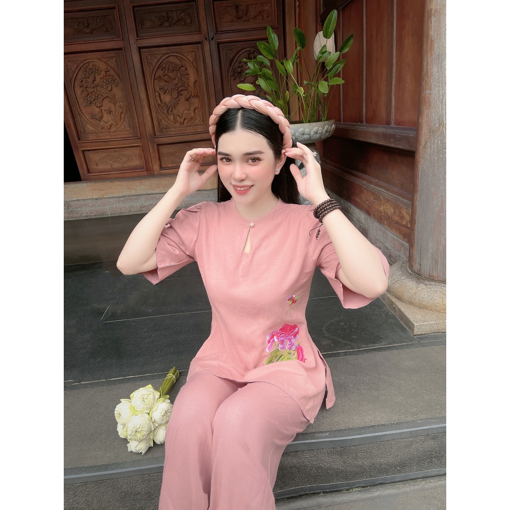 Đồ Lam Đi Chùa # Mẫu Ngọc Khiết# Quần Áo Nữ Cao Cấp