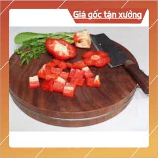 Thớt gỗ nghiễn cao cấp 29cm- 30cm*5cm