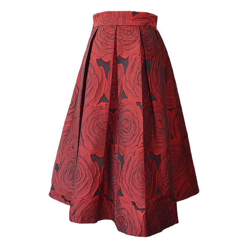 Chân Váy Chữ a Lưng Cao Thời Trang Xuân Hè Phong Cách Châu Âu 2022 Cho Nữ