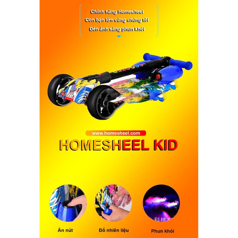 Xe điện trẻ em gấp gọn Homesheel kid – phiên bản mới nhất – bảo hành 2 năm