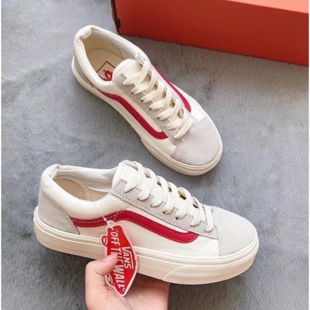 [FREESHIP] Giày Vans Style36 Sọc Đỏ FullSize Nam Nữ