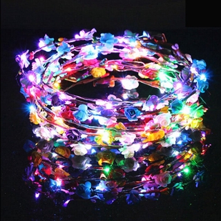 Vòng Hoa Đội Đầu Có Đèn Led Phát Sáng