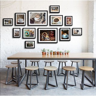 Bộ 12 tranh treo tường quán cafe hiện đại MS127