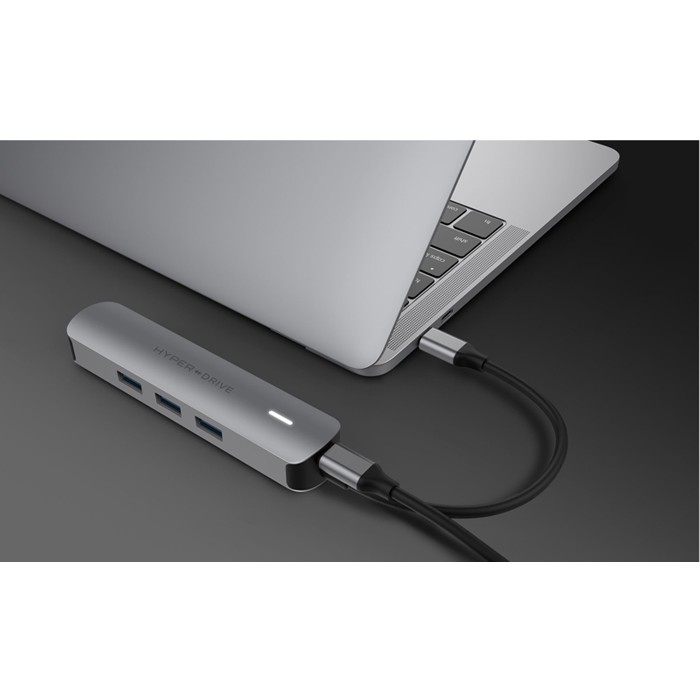 Cổng chuyển USB-C 6 trong 1 Hyperdrive cho MacBook và thiết bị khác - HD233B