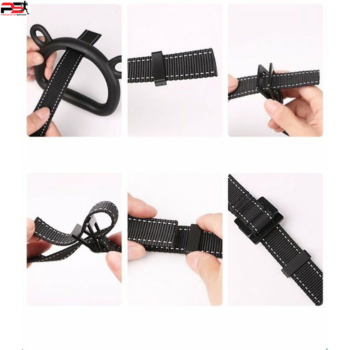 Tay nắm đu xà Vòng treo xà đơn cho bé vận động tăng chiều cao, chống gù lưng dây dài 2m, chịu tải 160kg