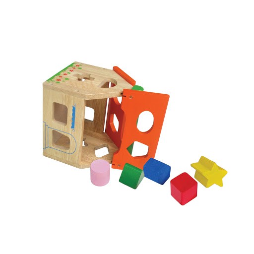 Nhà thả hình 12 khối - Đồ chơi gỗ thông minh Winwintoys cho bé