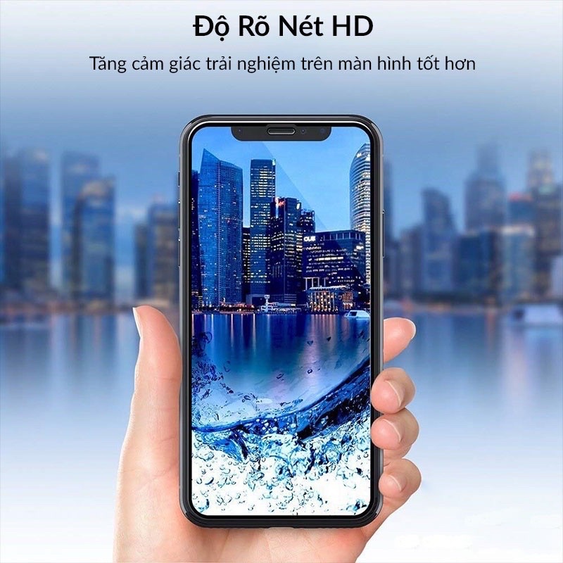 KÍNH CƯỜNG LỰC IPHONE FULL MÀN -TRONG SUỐT- HẠN CHẾ BÁM VÂN TAY- IPHONE 6 ĐẾN 14PROMAX