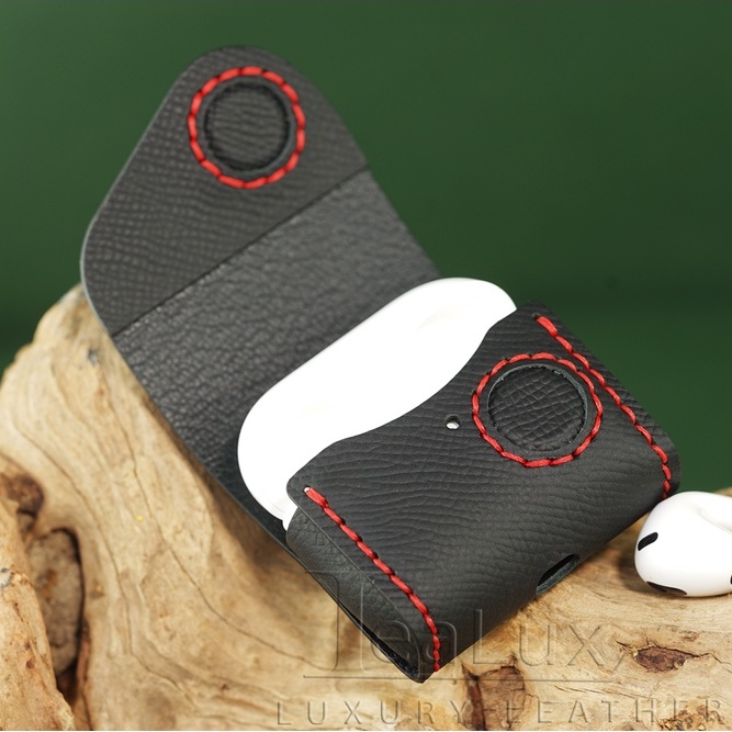 Bao Da Airpod Handmade Cao Cấp LEALUX Case Airpod 3